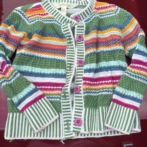 Matilda Jane Colorful Striped Cardigan